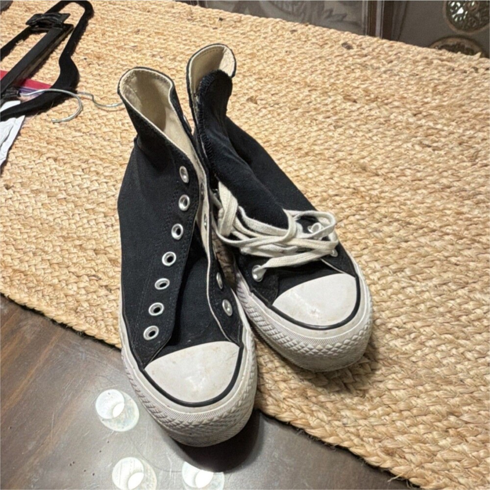 Converse Chuck Taylor All Star Platform Black High Top Women's Sneakers 560845C